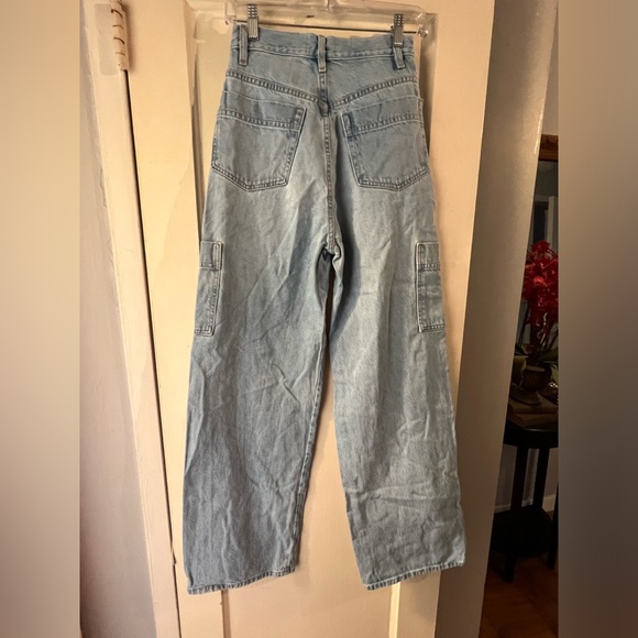 Frame High Rise Baggy Pocket Jean Genoa 25 - Picture 6 of 13